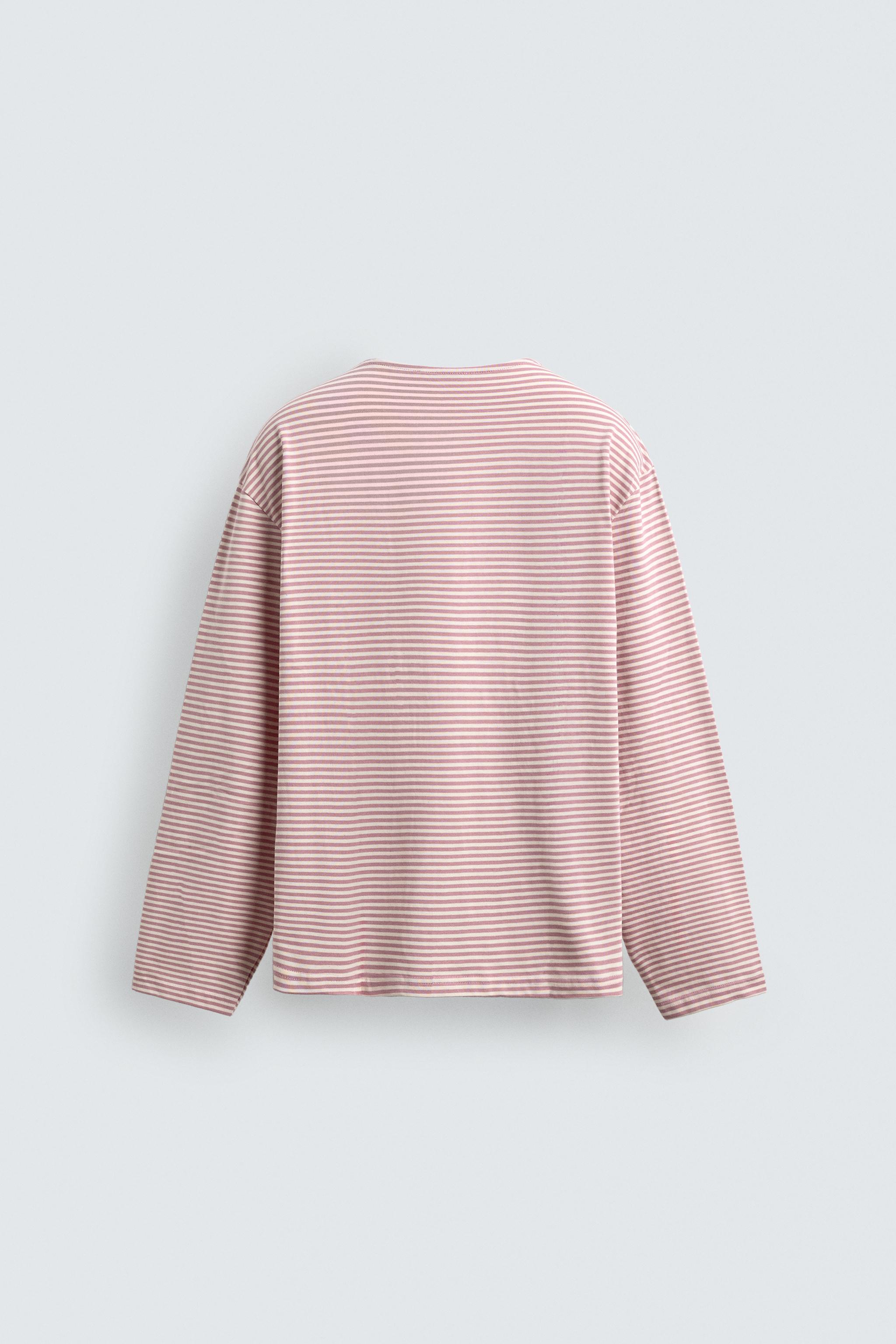 STRIPED JACQUARD T-SHIRT